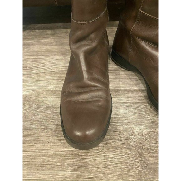 Hogan Dark Brown Women's Leather Riding Boots EURO - Picture 7 of 11